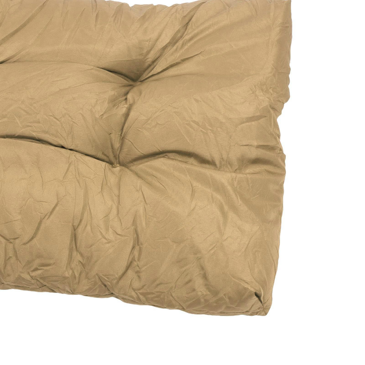 Bench Cushion Rain Proof Sun Proof PP Cotton Polyester Sponge 2 Seater Bench Pad for Indoor Outdoor Khaki