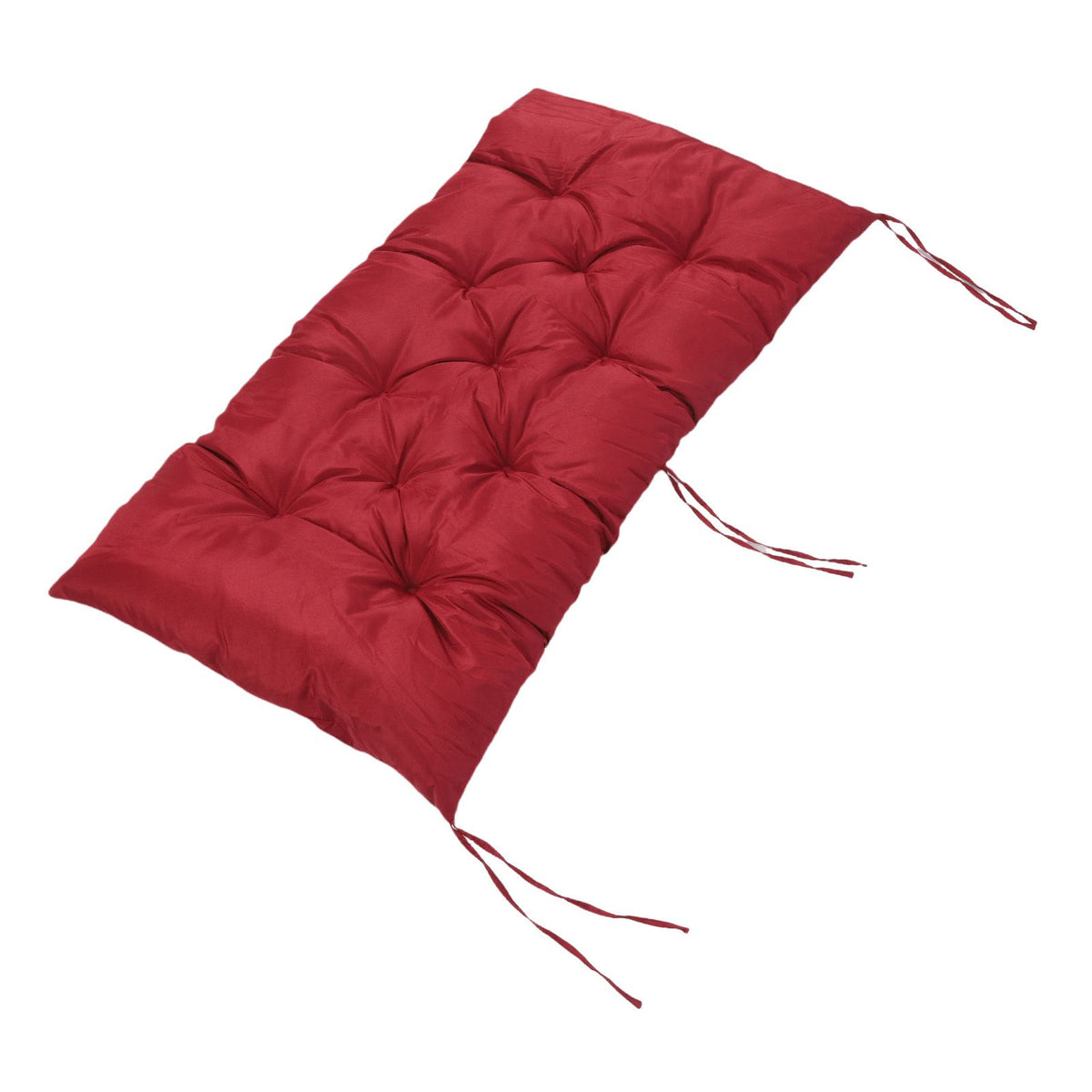 Indoor Outdoor Bench Cushion Anti Slip Swing Chair Cushion for Patio Furniture Wicker Bench 2 Person Seat Cushion 59.06x19.69in Burgundy