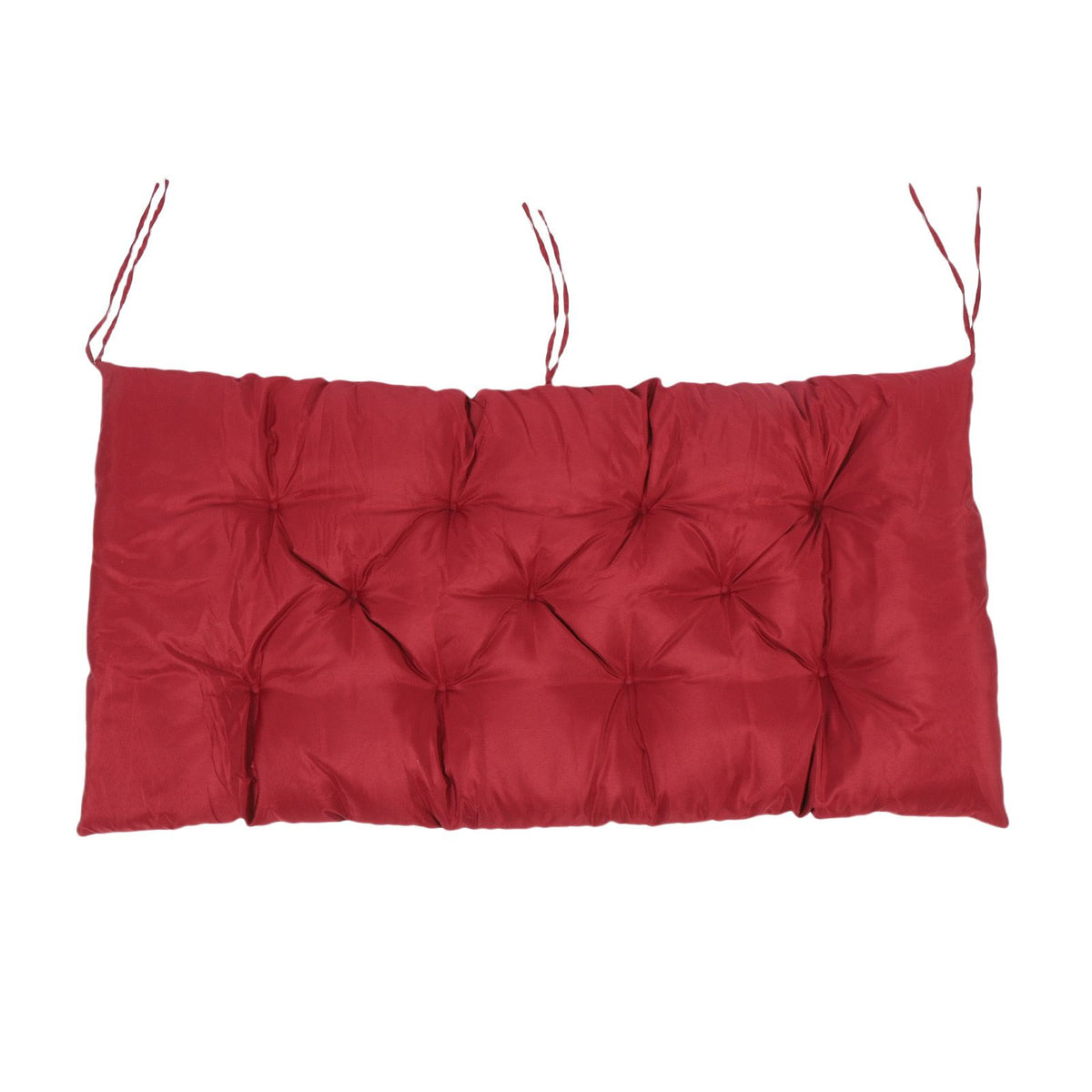 Indoor Outdoor Bench Cushion Anti Slip Swing Chair Cushion for Patio Furniture Wicker Bench 2 Person Seat Cushion 59.06x19.69in Burgundy
