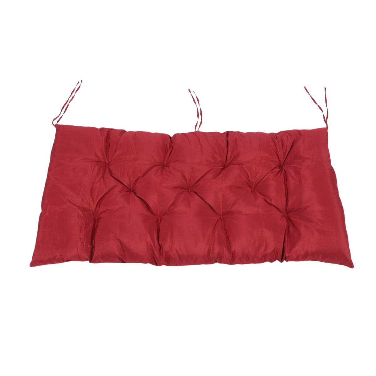 Indoor Outdoor Bench Cushion Anti Slip Swing Chair Cushion for Patio Furniture Wicker Bench 2 Person Seat Cushion 59.06x19.69in Burgundy