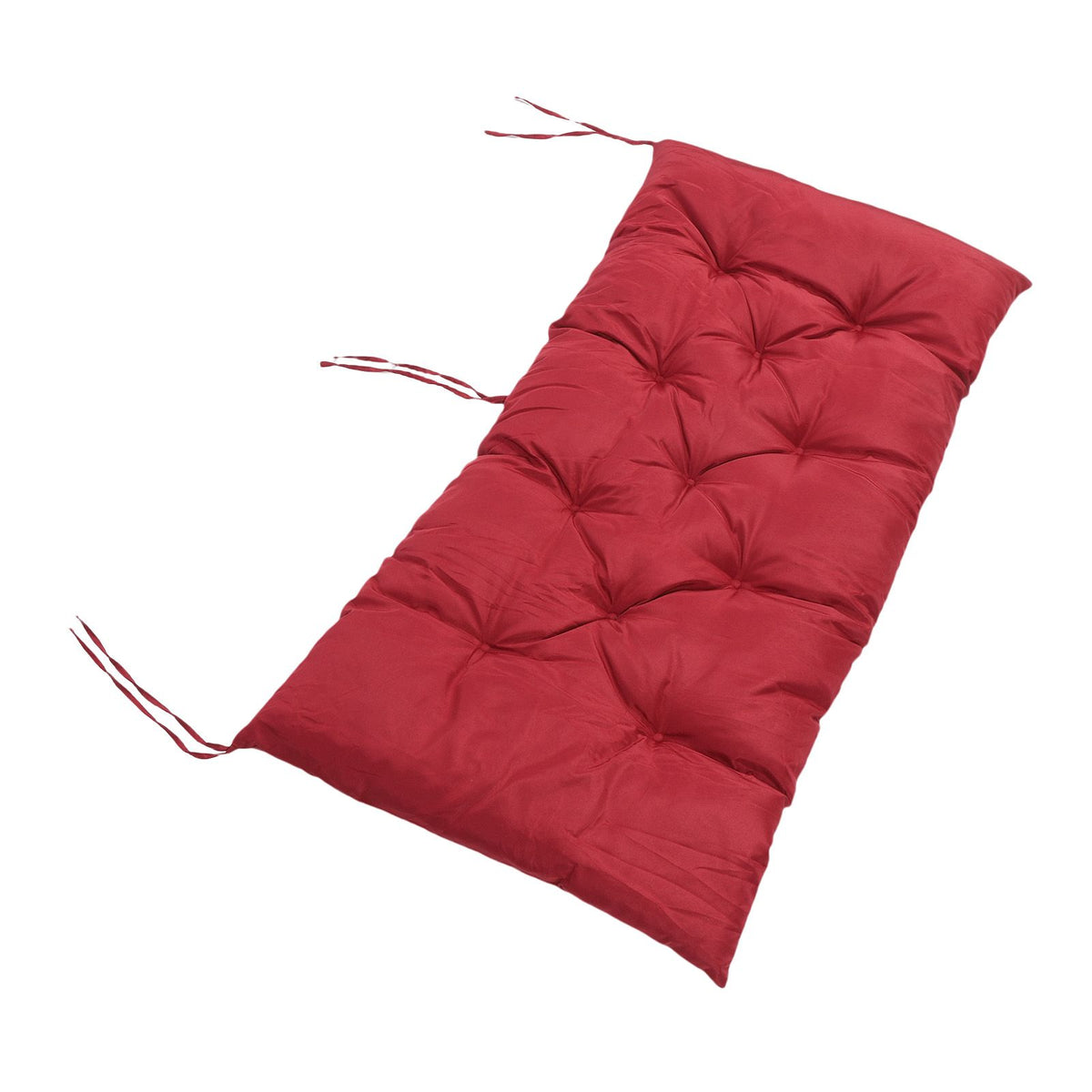 Indoor Outdoor Bench Cushion Anti Slip Swing Chair Cushion for Patio Furniture Wicker Bench 2 Person Seat Cushion 59.06x19.69in Burgundy