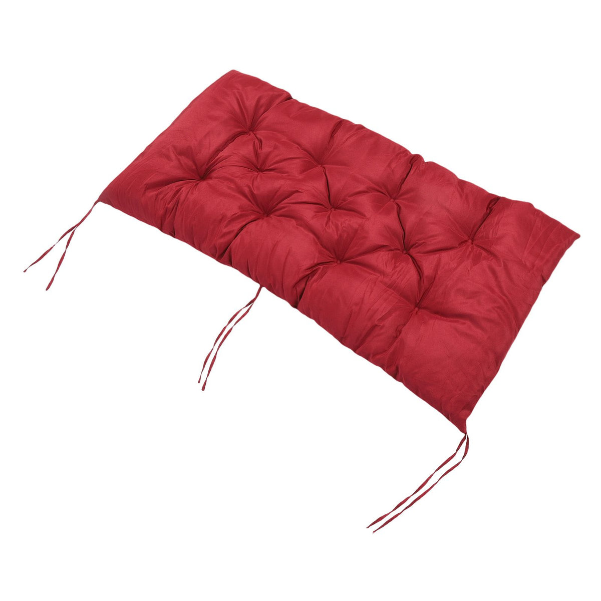 Indoor Outdoor Bench Cushion Anti Slip Swing Chair Cushion for Patio Furniture Wicker Bench 2 Person Seat Cushion 59.06x19.69in Burgundy