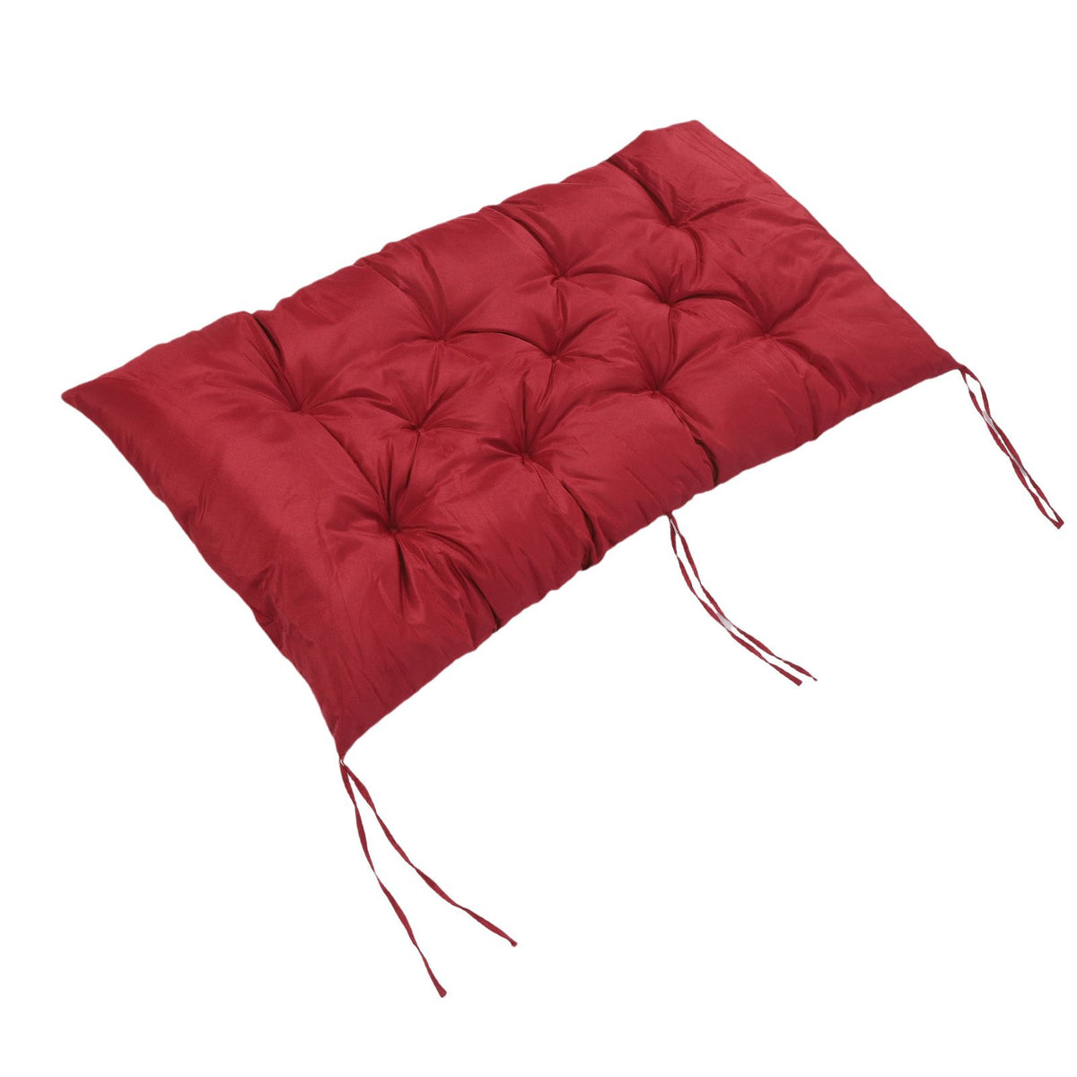 Indoor Outdoor Bench Cushion Anti Slip Swing Chair Cushion for Patio Furniture Wicker Bench 2 Person Seat Cushion 59.06x19.69in Burgundy