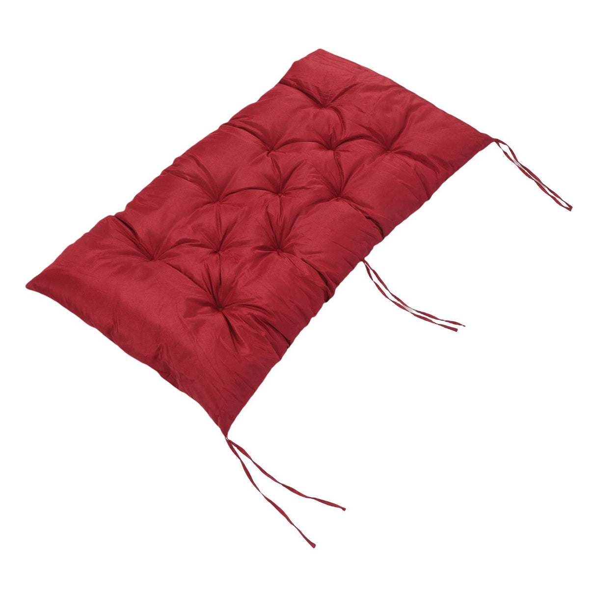Indoor Outdoor Bench Cushion Anti Slip Swing Chair Cushion for Patio Furniture Wicker Bench 2 Person Seat Cushion 59.06x19.69in Burgundy