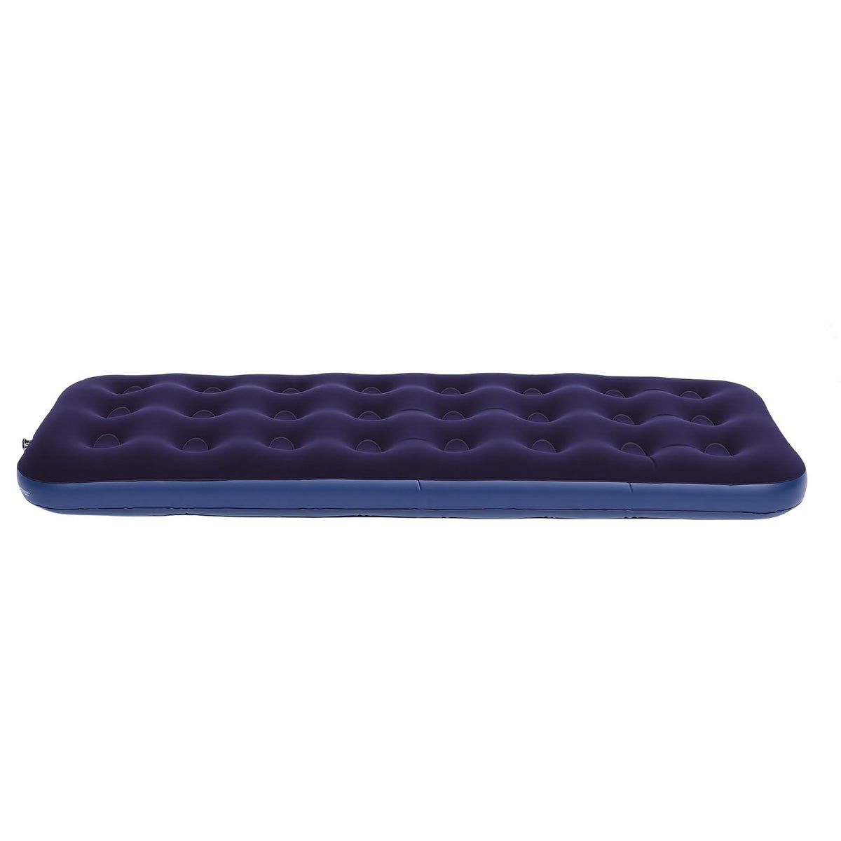 Inflatable Mattress Flocked PVC Single Blow Up Mattress Camping Sleeping Pad 220lb Weight Capacity for Home Outdoor Picnic