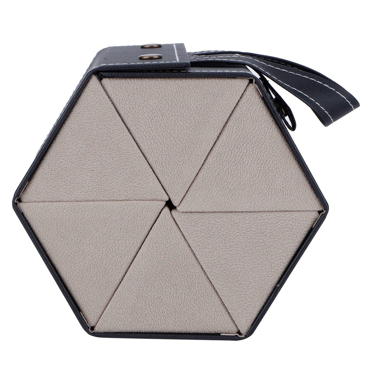 6 Slots Foldable Sunglasses Eyeglasses Travel Organizer Case Container Hanging HolderBlack