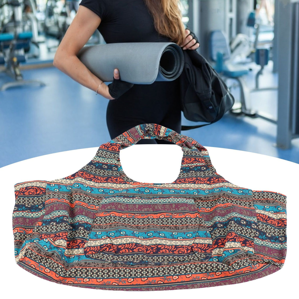 Body Fitness Storage Bag Southeast Asian Style Yoga Storage Bag for Transportation Shopping Travel