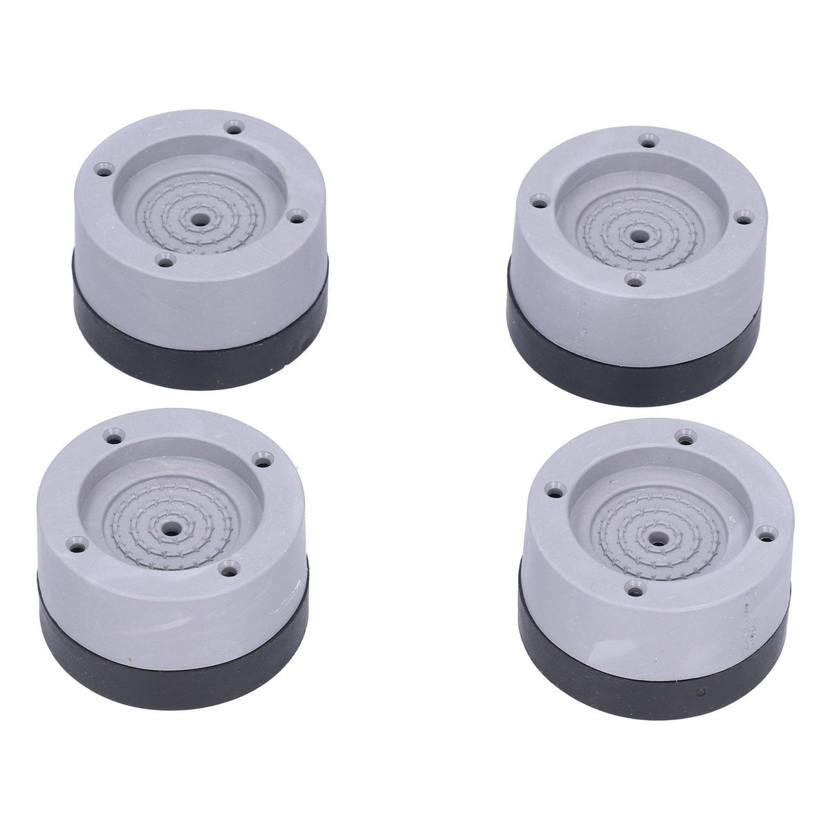 4Pcs Anti Vibration Rubber Foot Pad Universal Washing Machine Support Reduce Noise 4cm Gray