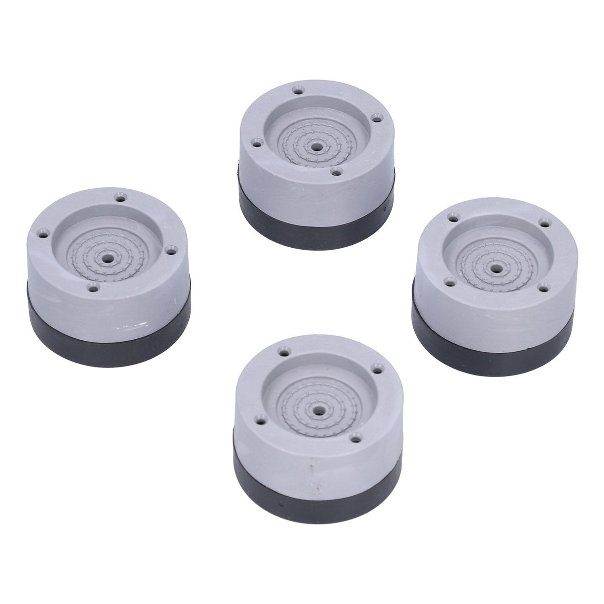 4Pcs Anti Vibration Rubber Foot Pad Universal Washing Machine Support Reduce Noise 4cm Gray