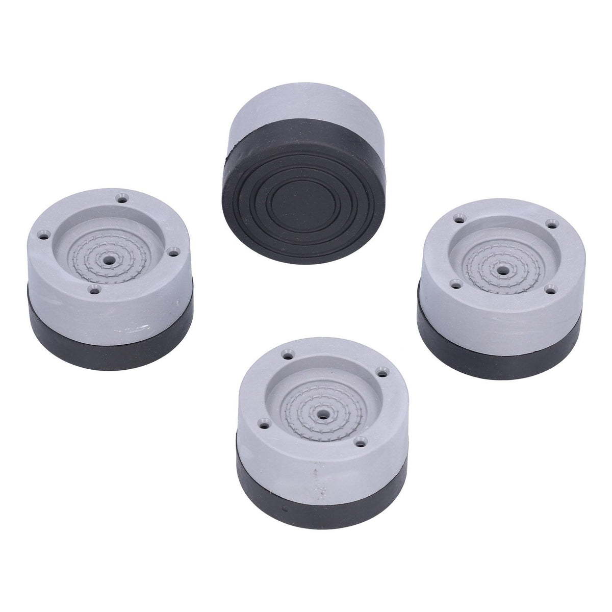 4Pcs Anti Vibration Rubber Foot Pad Universal Washing Machine Support Reduce Noise 4cm Gray