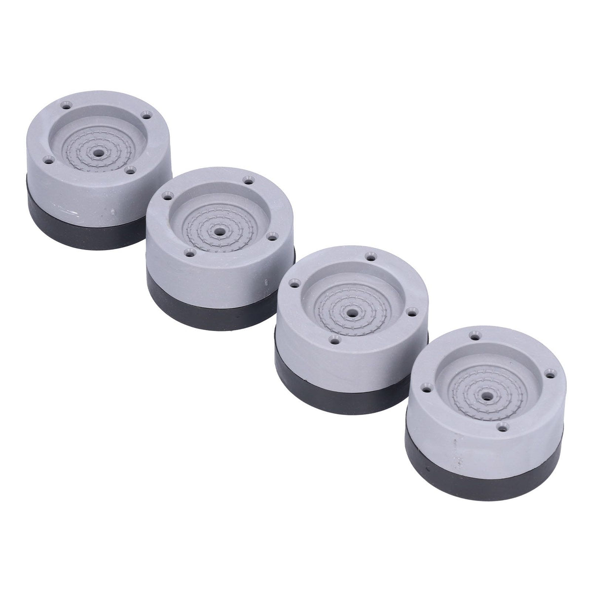 4Pcs Anti Vibration Rubber Foot Pad Universal Washing Machine Support Reduce Noise 4cm Gray