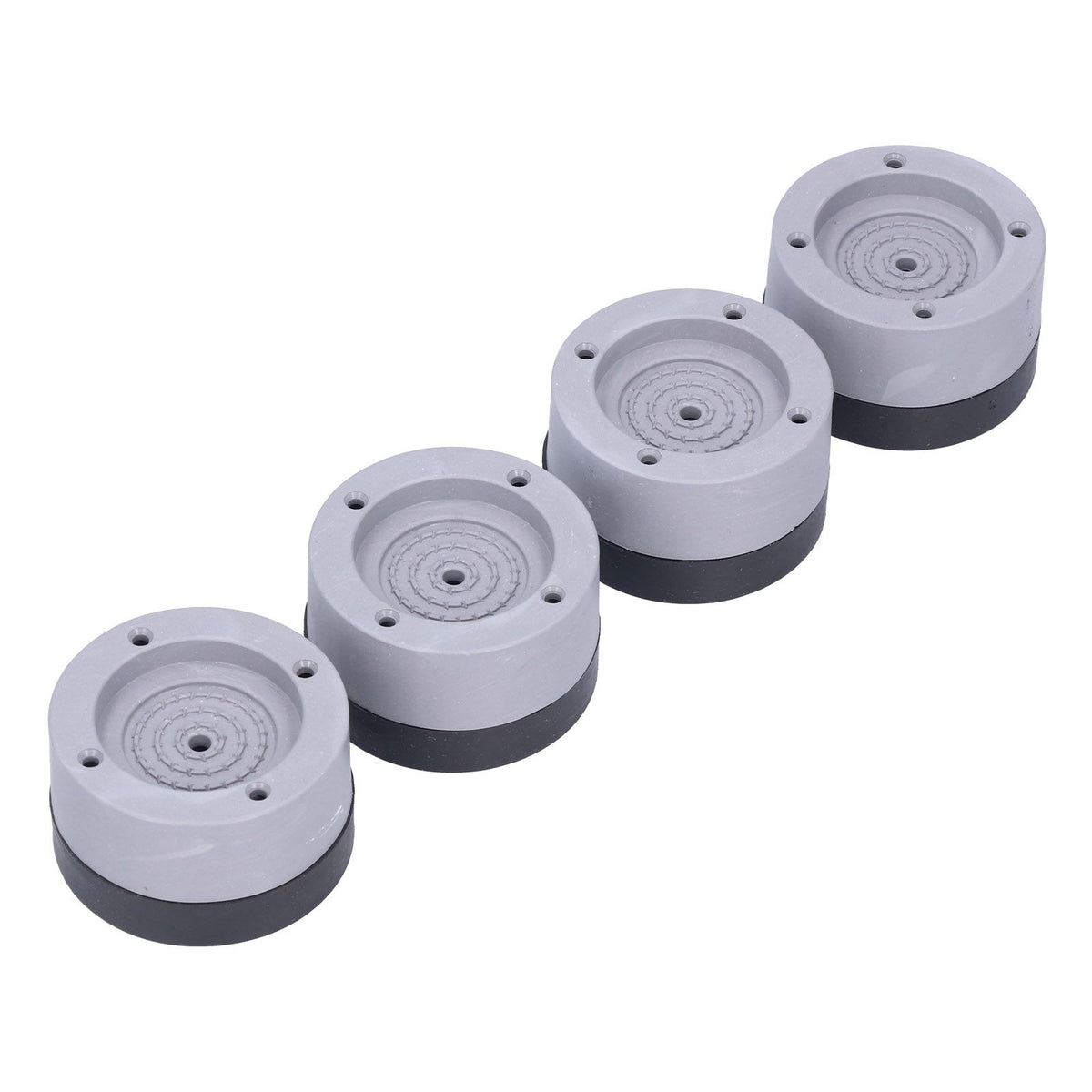 4Pcs Anti Vibration Rubber Foot Pad Universal Washing Machine Support Reduce Noise 4cm Gray