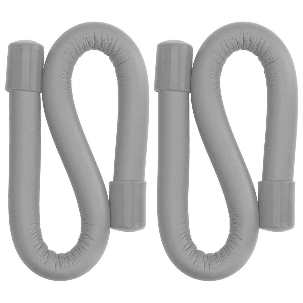 Yoga Weight Ring Elastic Adjustable Durable Household Unisex Wrist Weights for Sports RunningGrey (340gx2)
