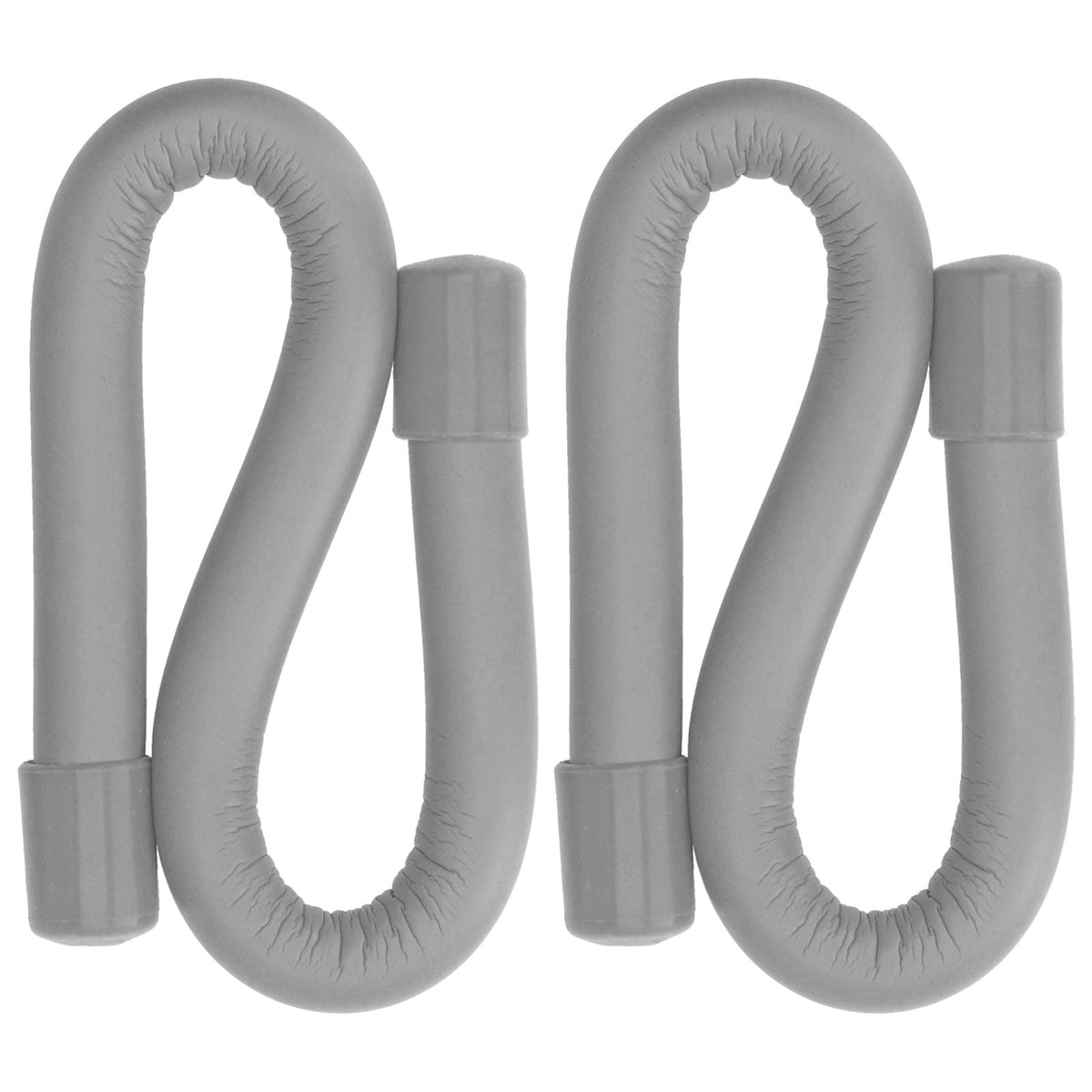 Yoga Weight Ring Elastic Adjustable Durable Household Unisex Wrist Weights for Sports RunningGrey (340gx2)