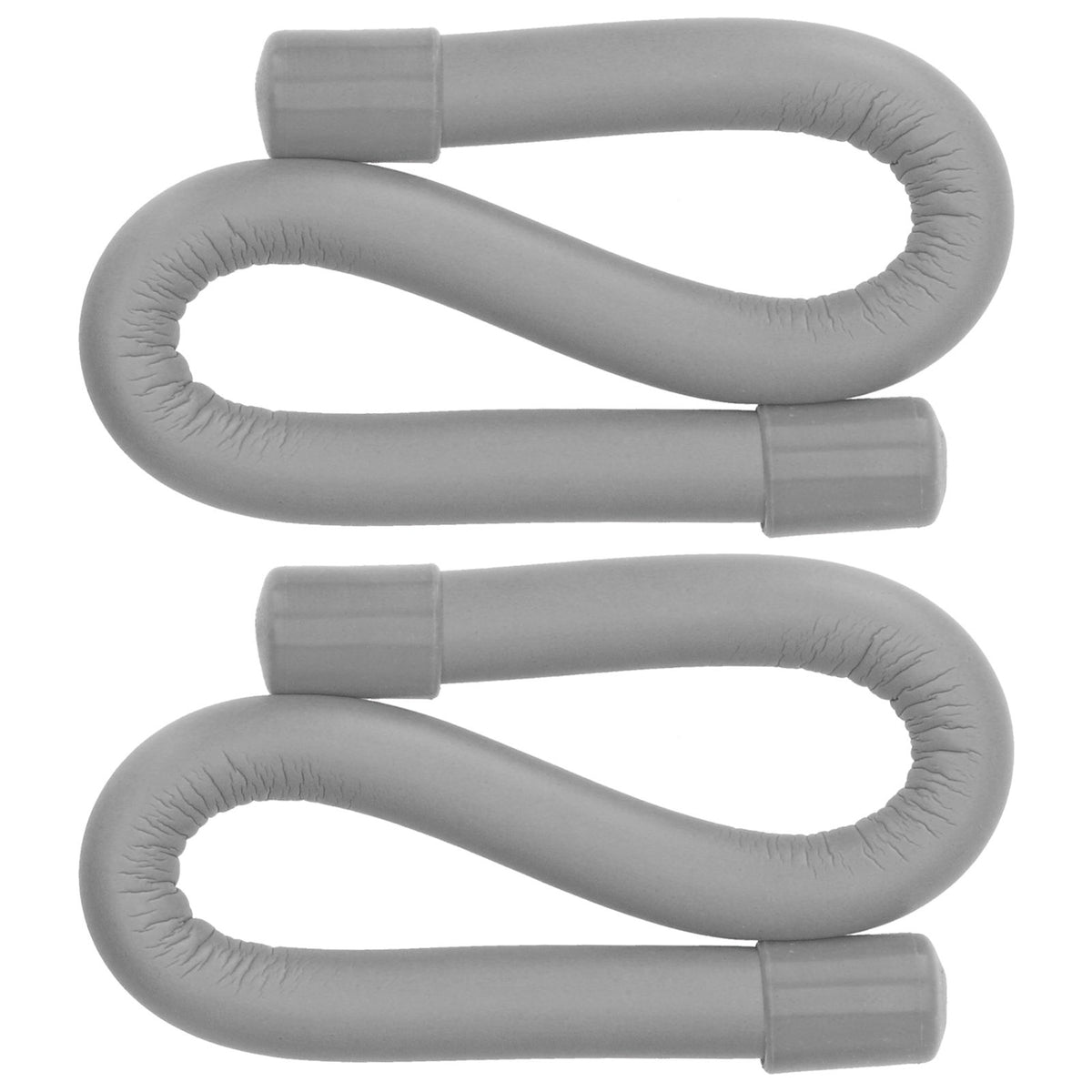 Yoga Weight Ring Elastic Adjustable Durable Household Unisex Wrist Weights for Sports RunningGrey (340gx2)