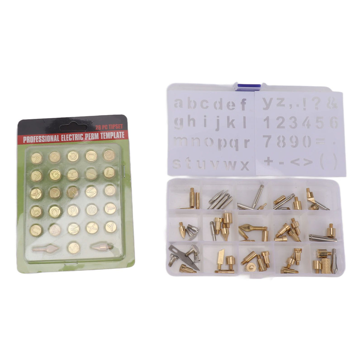 84pcs Wood Burning Tips Wood Burning Tool Kits Carving Iron Tip Wood Burning Tips Letters for Embossing Carving Crafts