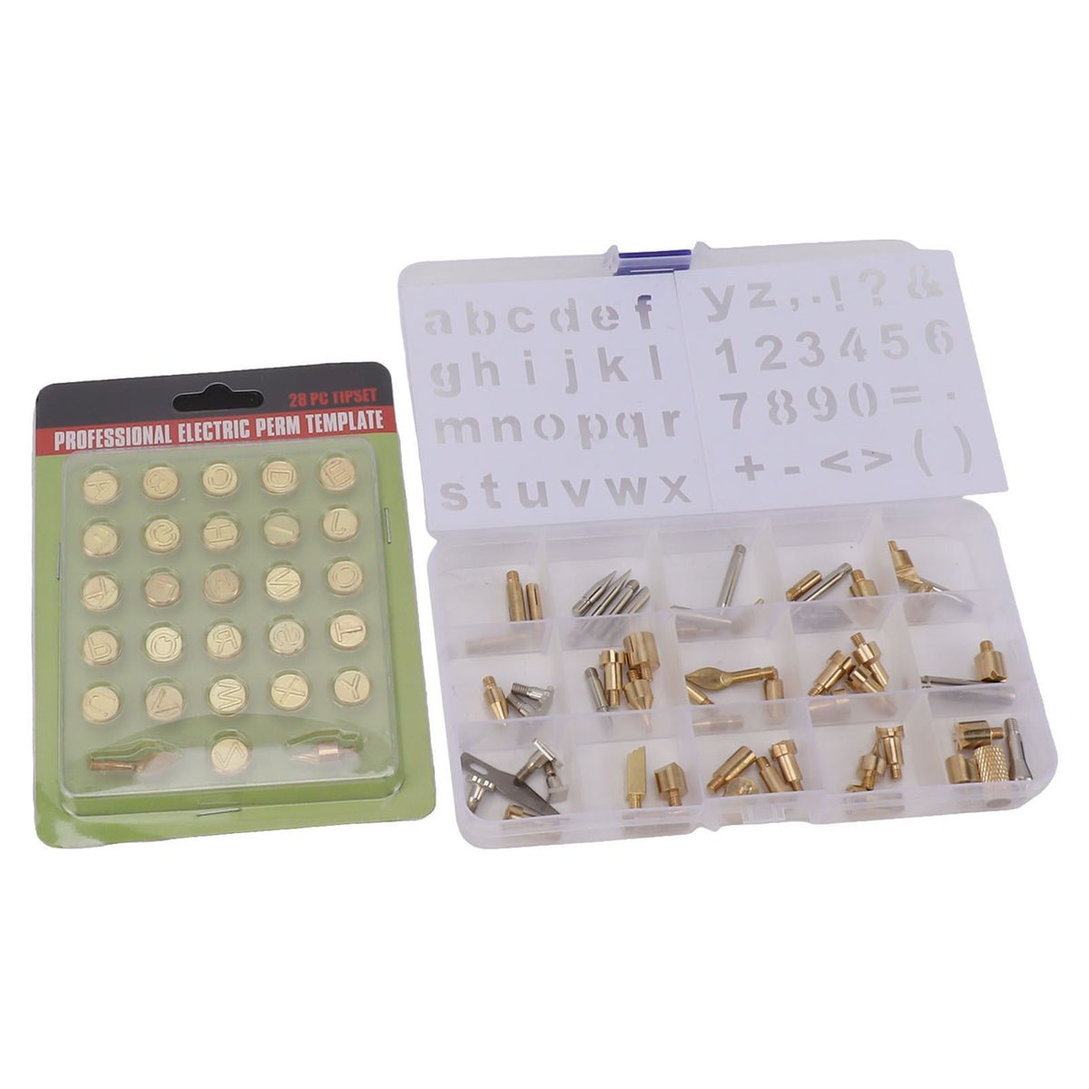 84pcs Wood Burning Tips Wood Burning Tool Kits Carving Iron Tip Wood Burning Tips Letters for Embossing Carving Crafts