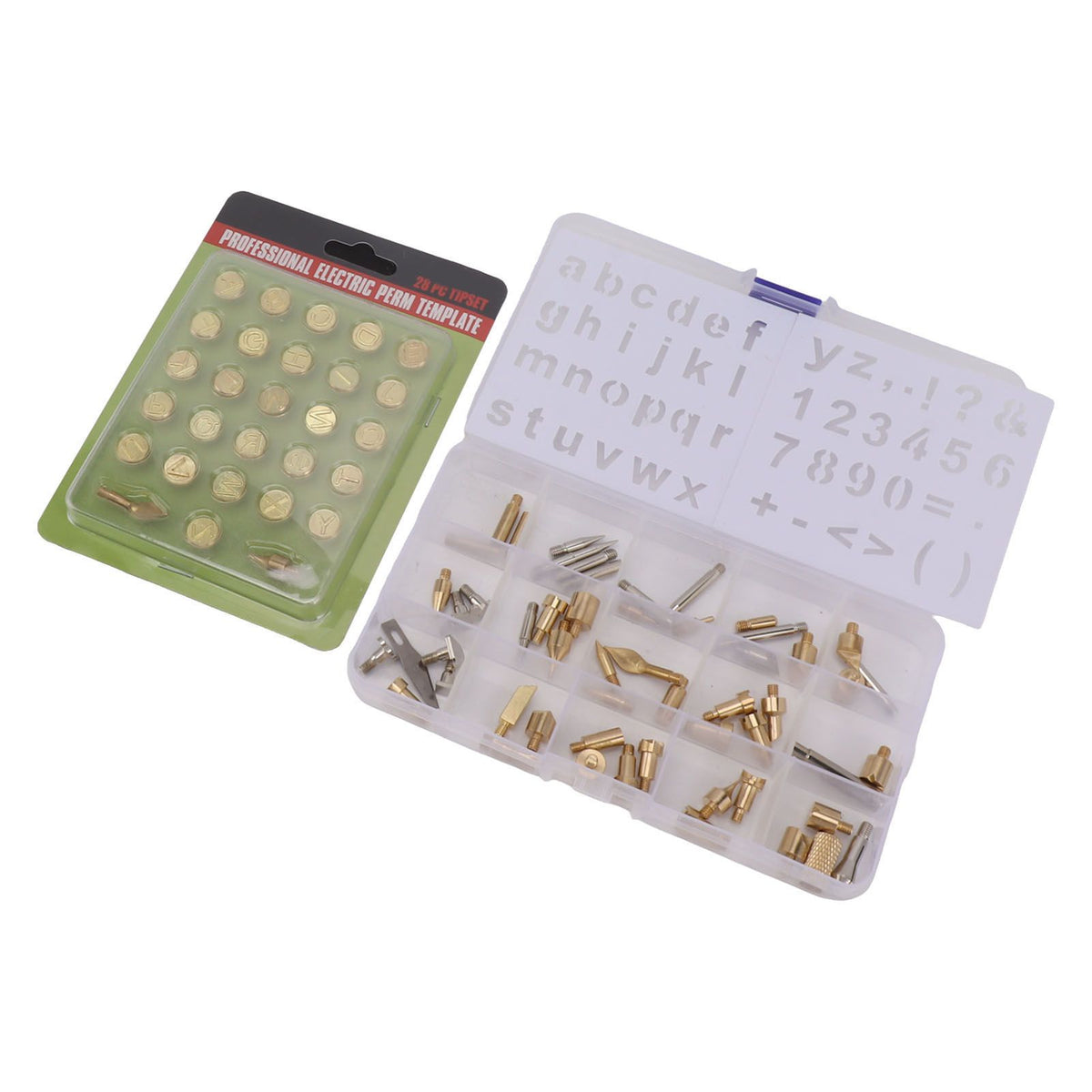 84pcs Wood Burning Tips Wood Burning Tool Kits Carving Iron Tip Wood Burning Tips Letters for Embossing Carving Crafts