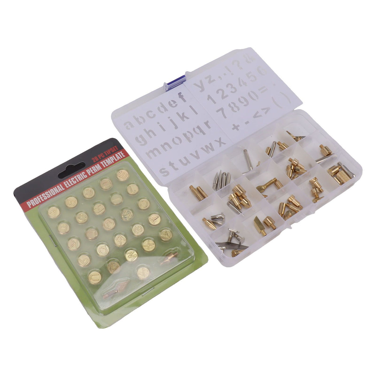 84pcs Wood Burning Tips Wood Burning Tool Kits Carving Iron Tip Wood Burning Tips Letters for Embossing Carving Crafts