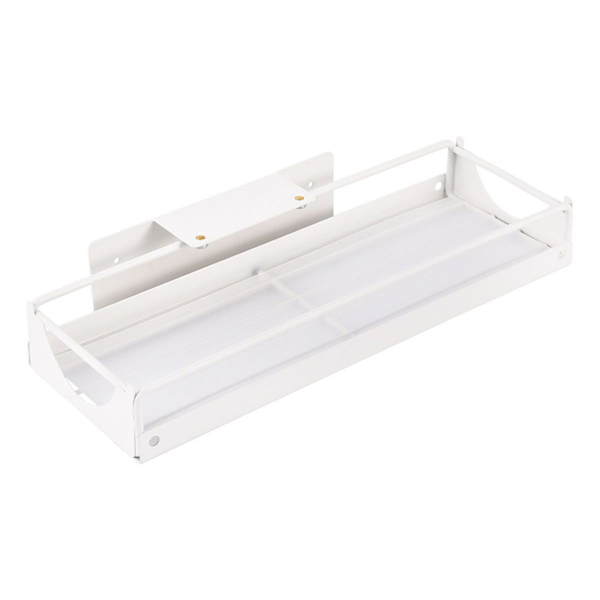 Pull Out Cabinet Organizer Carbon Steel Under Sink Side Sliding Basket Slide Out Storage Shelf with Strong Adhesive for Kitchen Bathroom Pantry