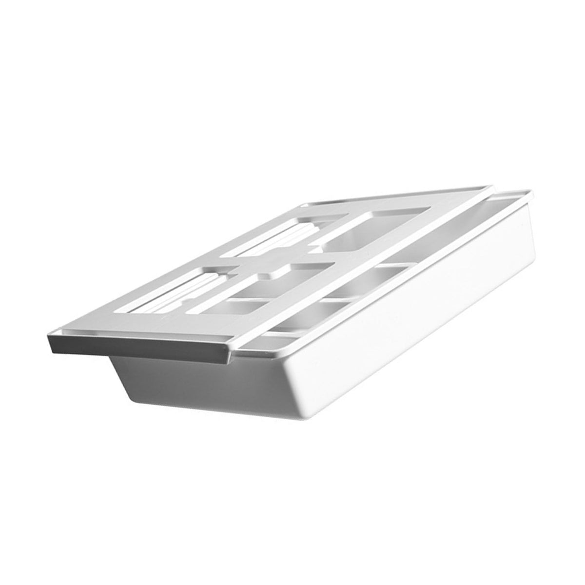 Under Desk Drawer Stylish Minimalism Style Multi Compartments Under Desk Storage Box for Cutlery Office Supplies Stationery and Cosmetic