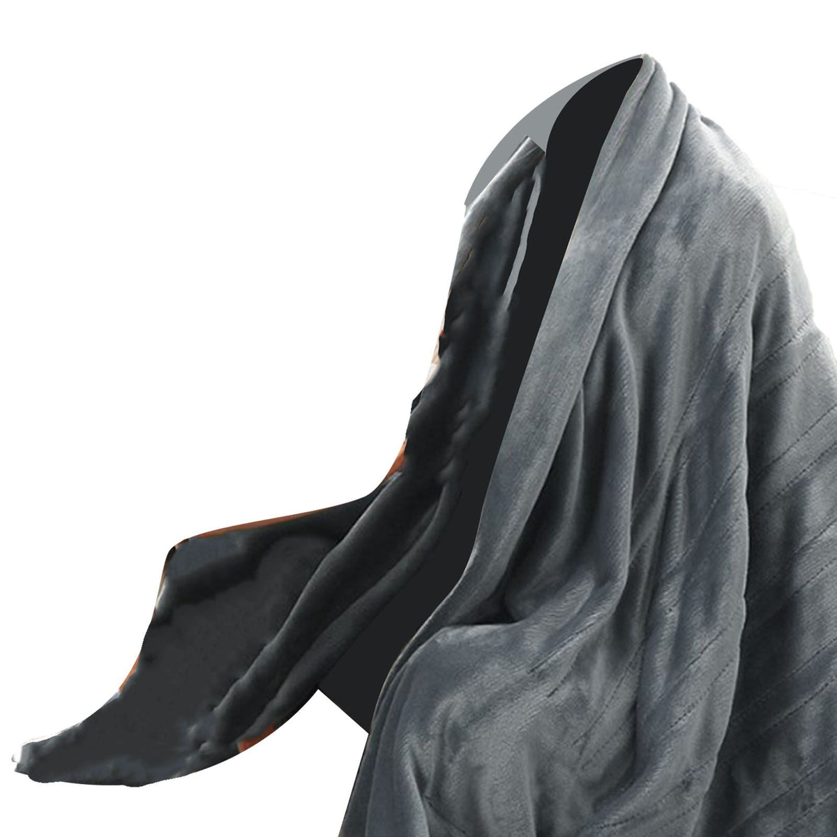 Heated Blanket Soft Flannel Electric Throw Heating Blanket with 3 Time Settings 6 Heat Settings Machine Washable 130x160cm / 51.2x63.0in