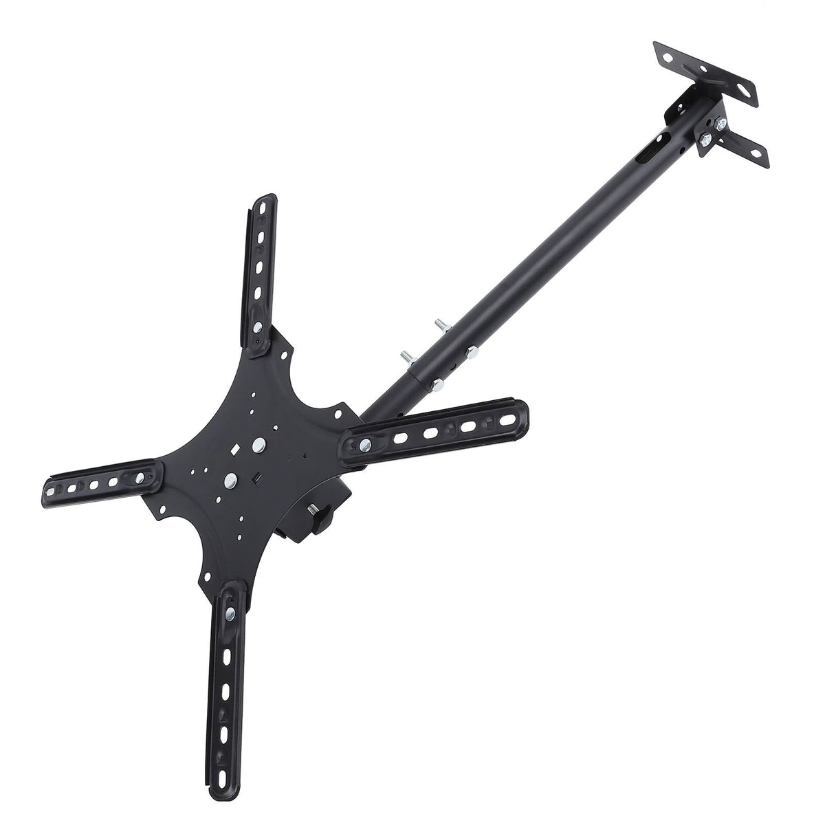 TV Ceiling Mount Bracket Adjustable Height Fits Most Flat Panel Televisions Home Bars Restaurants Fitness Centers School Use DN04