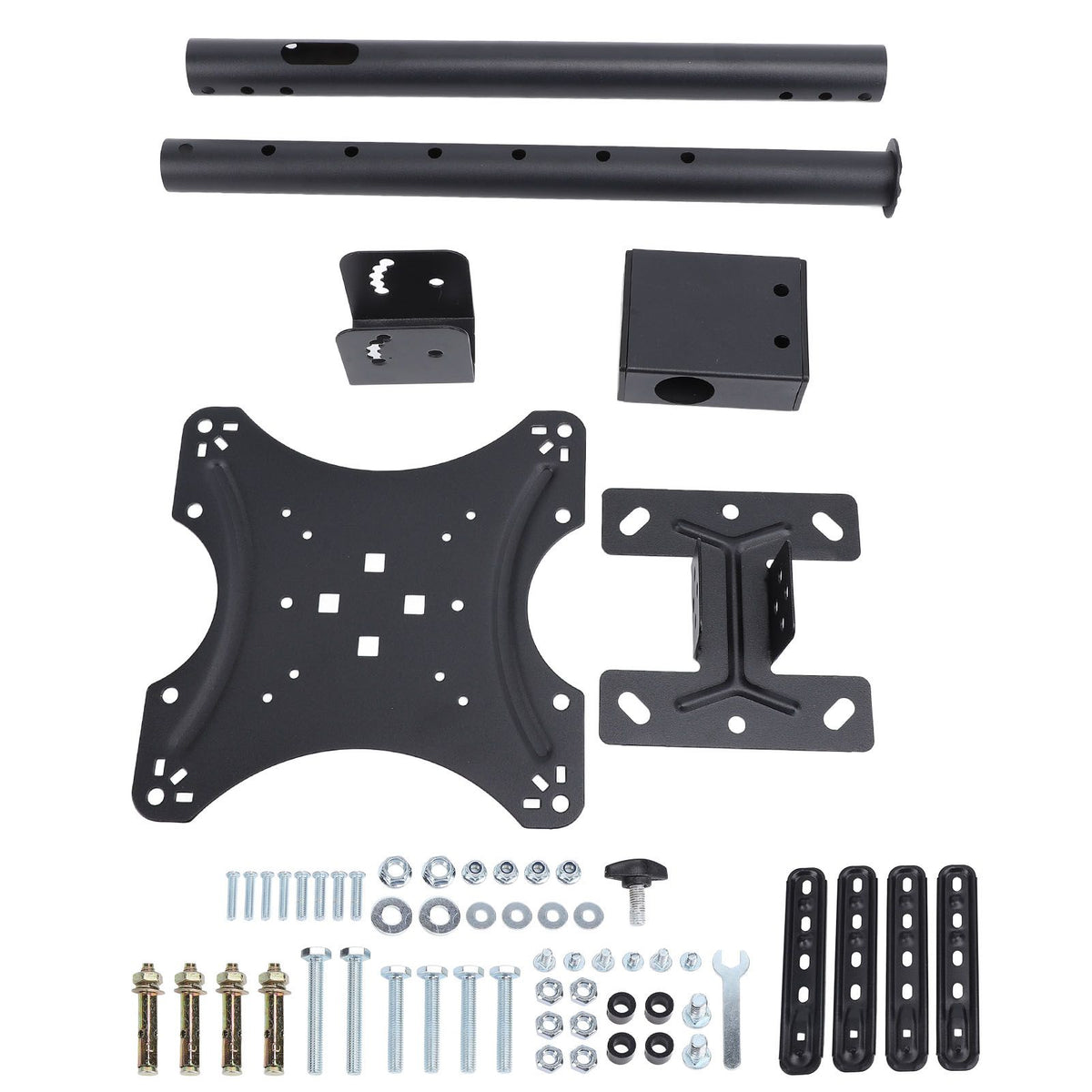 TV Ceiling Mount Bracket Adjustable Height Fits Most Flat Panel Televisions Home Bars Restaurants Fitness Centers School Use DN04