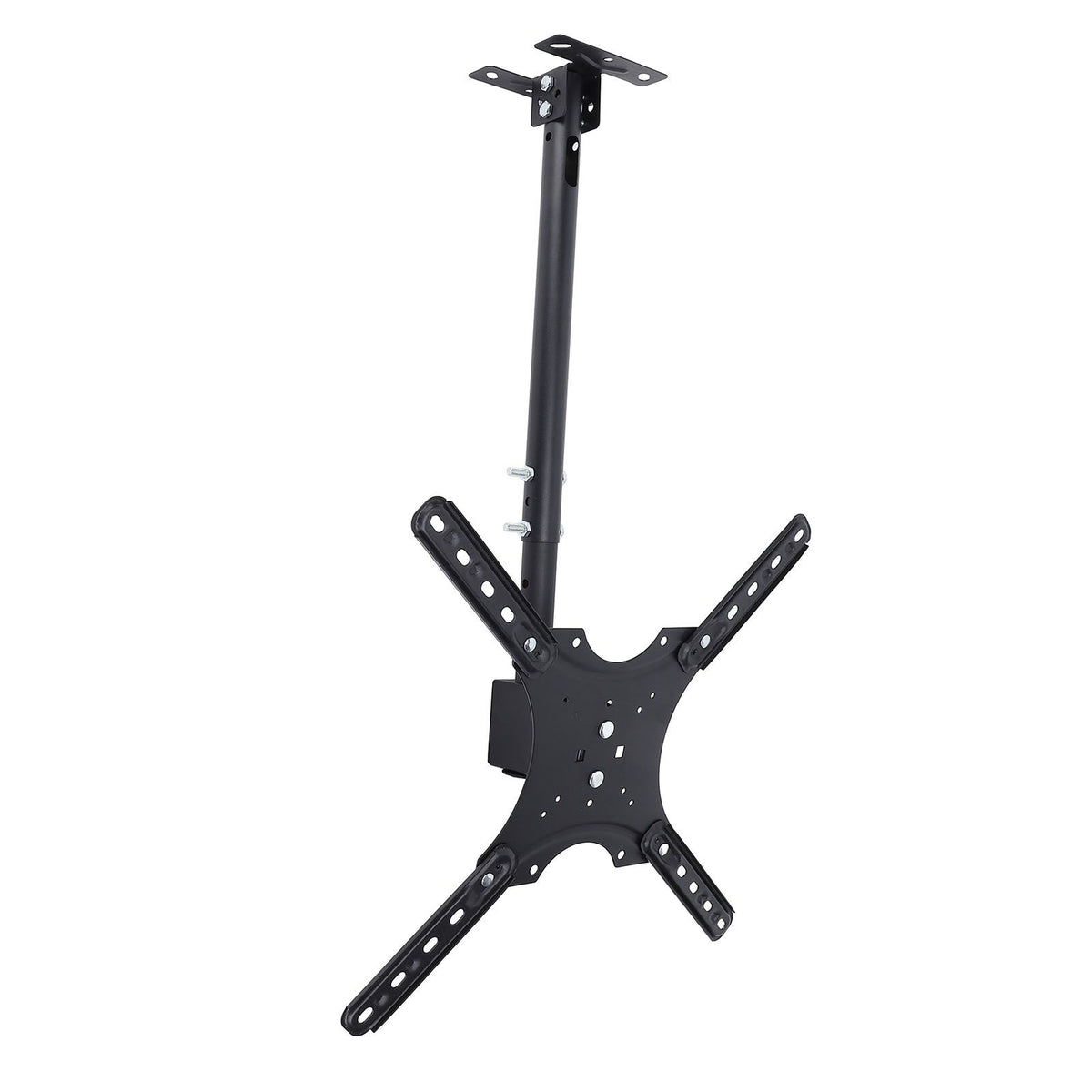 TV Ceiling Mount Bracket Adjustable Height Fits Most Flat Panel Televisions Home Bars Restaurants Fitness Centers School Use DN04