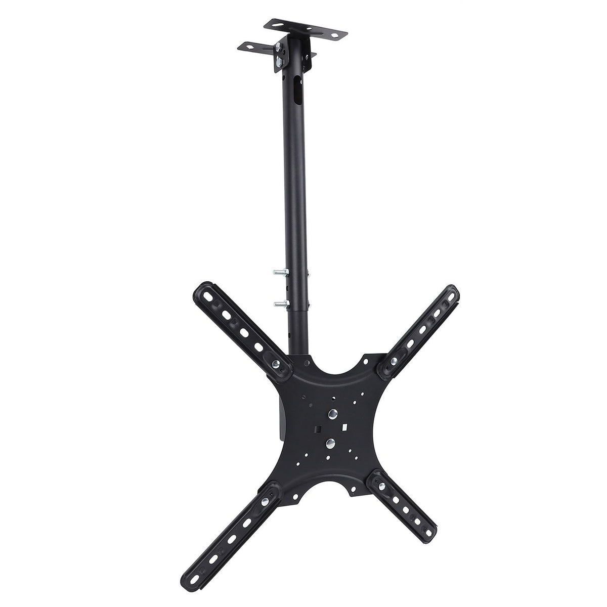 TV Ceiling Mount Bracket Adjustable Height Fits Most Flat Panel Televisions Home Bars Restaurants Fitness Centers School Use DN04