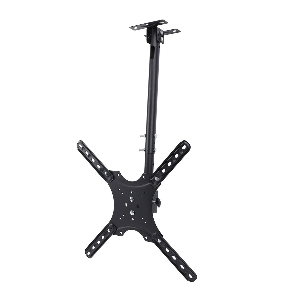 TV Ceiling Mount Bracket Adjustable Height Fits Most Flat Panel Televisions Home Bars Restaurants Fitness Centers School Use DN04