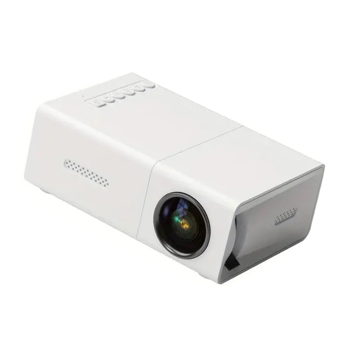 Mini Projector 1080P HD Portable Multimedia Projector USB HD Multimedia Interface Support for Home Office Outdoor Indoor AU Plug 110‑220V