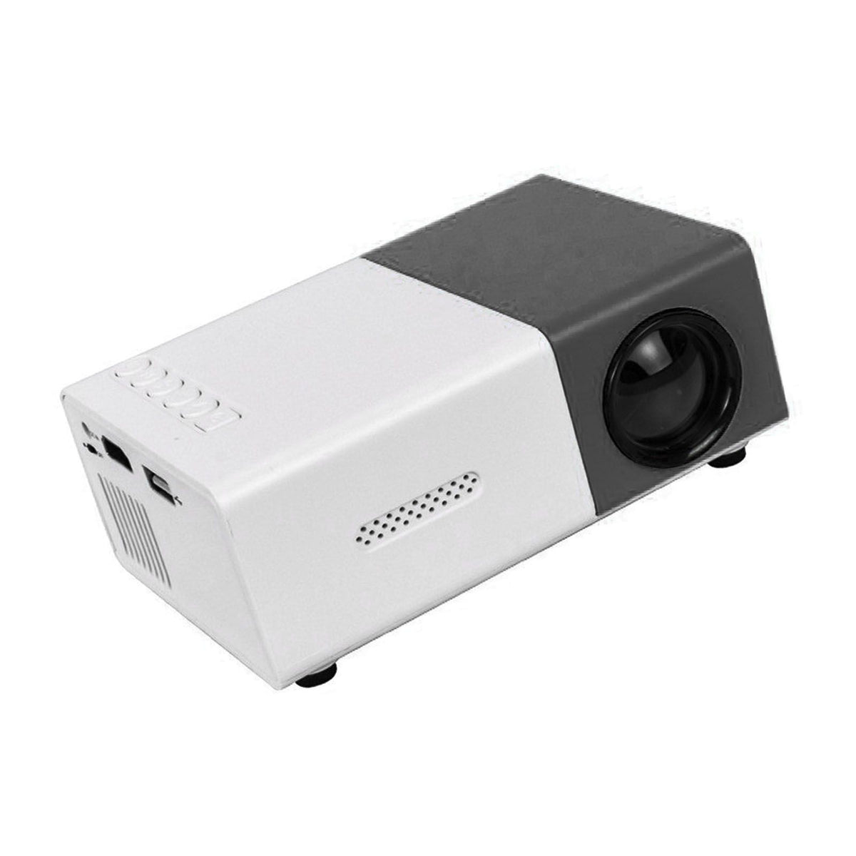 HD 1080P Mini Projector with LED Home Theater Portable Video Projector for AV USB Smartphone Laptop AU Plug 110‑220V