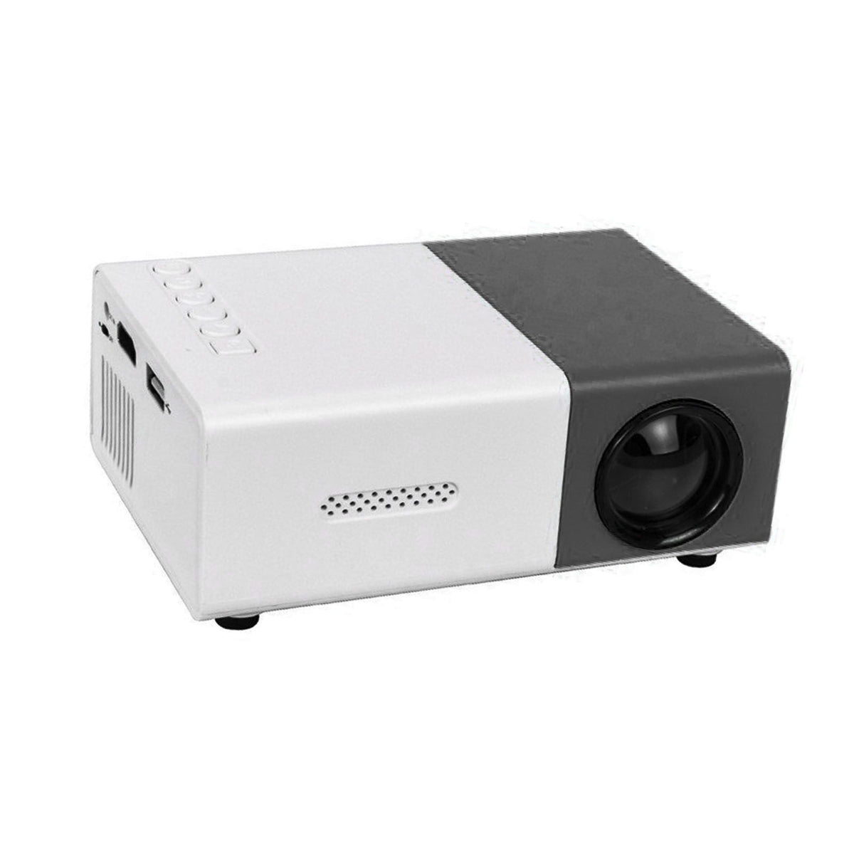 HD 1080P Mini Projector with LED Home Theater Portable Video Projector for AV USB Smartphone Laptop AU Plug 110‑220V