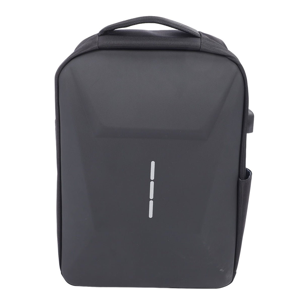 Backpack with USB Charging Port Black Water Resistant Anti Theft Password Lock Storage Backpack for Satellite Accessories Laptop