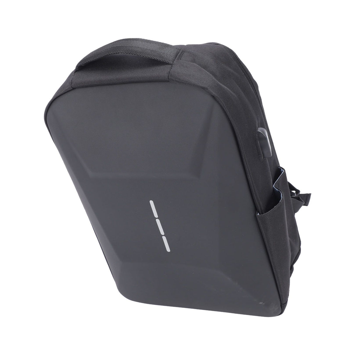 Backpack with USB Charging Port Black Water Resistant Anti Theft Password Lock Storage Backpack for Satellite Accessories Laptop