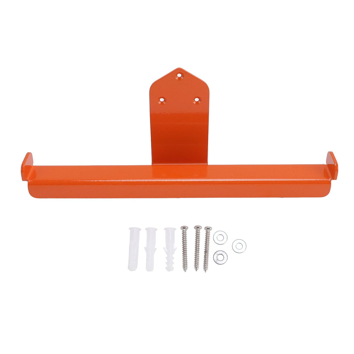 Backpack Leaf Blower Hanger Carbon Steel Backpack Sprayer Wall Mount Storage Rack Stand for Garage Orange