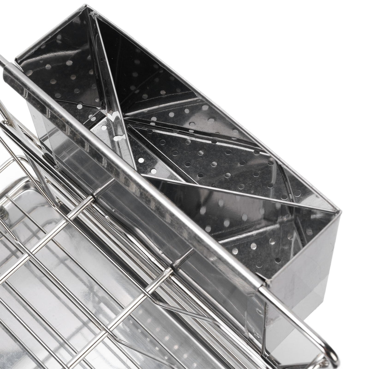 Dish Drying Rack Space Saving 2 Tier Dish Rack for Kitchen Counter Stainless Steel Dish Drainer with Cutlery Holder