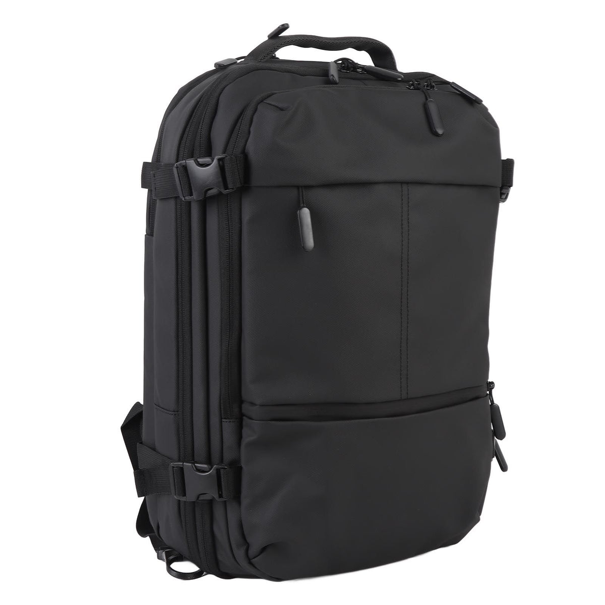 Carry On Backpack for Men 36 to 55L Expandable Rainproof Travel Backpack with USB Charging Port Anti Theft Zipper Pocket for 17.3 Inch Laptop