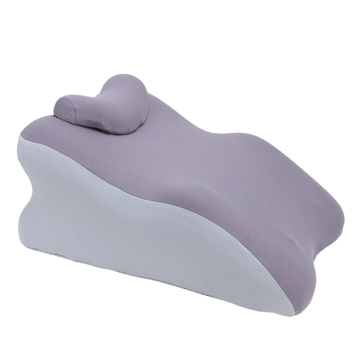 Reading Pillow for Bed Back Support Pillow Multifunctional Sitting Lying Memory Foam Pillow for Abdomen Lumbar Back Grey