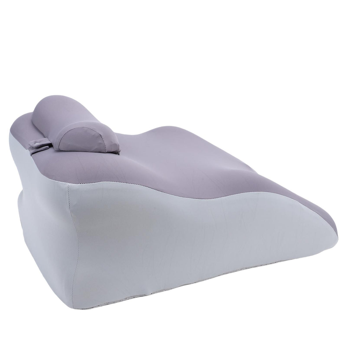 Reading Pillow for Bed Back Support Pillow Multifunctional Sitting Lying Memory Foam Pillow for Abdomen Lumbar Back Grey