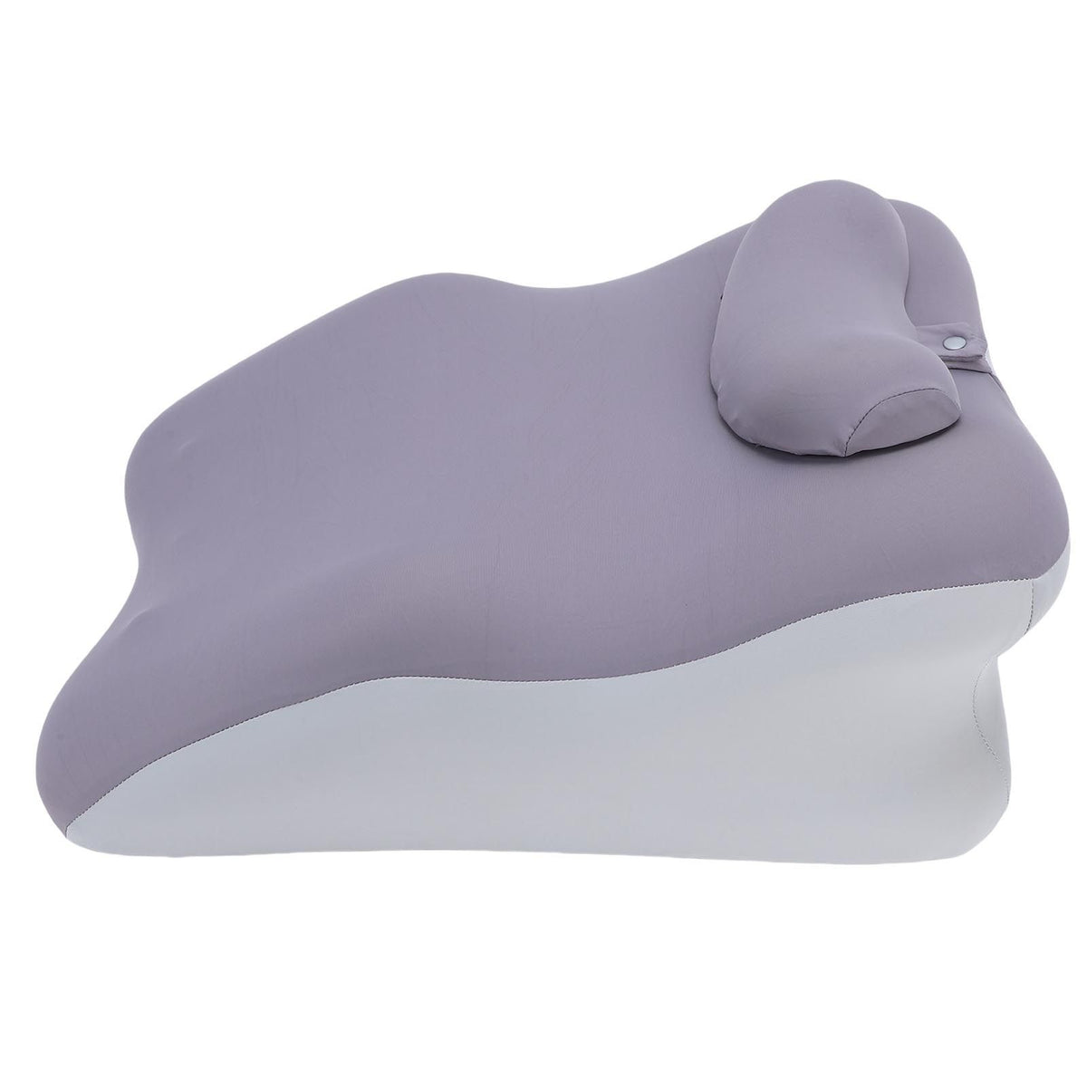 Reading Pillow for Bed Back Support Pillow Multifunctional Sitting Lying Memory Foam Pillow for Abdomen Lumbar Back Grey