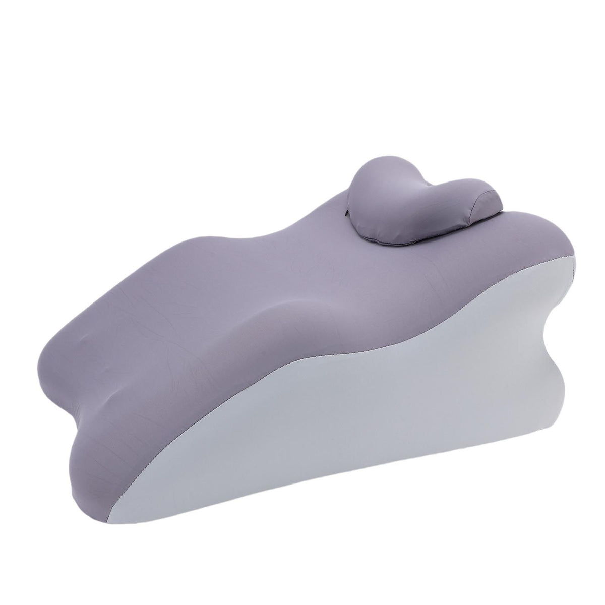Reading Pillow for Bed Back Support Pillow Multifunctional Sitting Lying Memory Foam Pillow for Abdomen Lumbar Back Grey