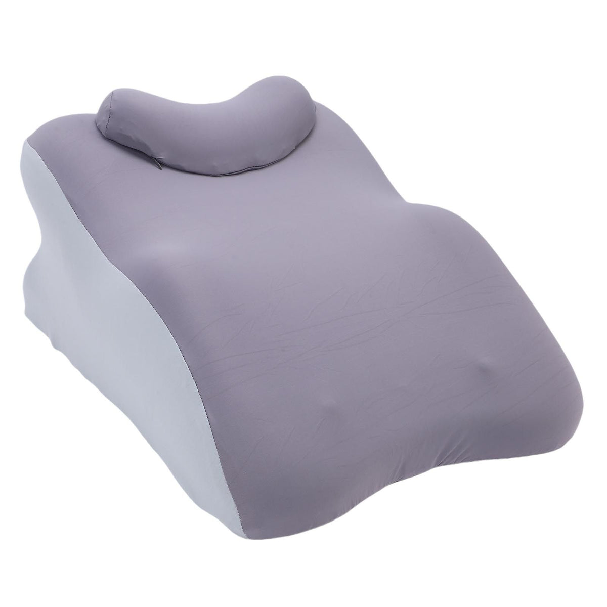 Reading Pillow for Bed Back Support Pillow Multifunctional Sitting Lying Memory Foam Pillow for Abdomen Lumbar Back Grey