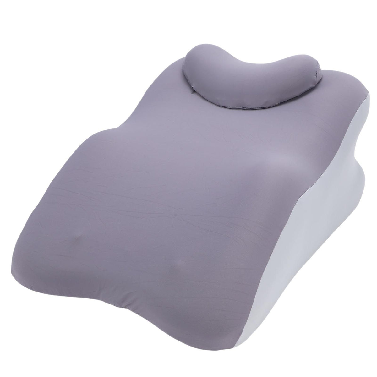 Reading Pillow for Bed Back Support Pillow Multifunctional Sitting Lying Memory Foam Pillow for Abdomen Lumbar Back Grey