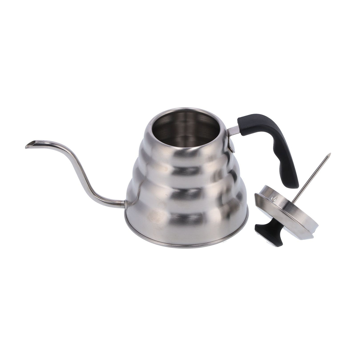 Coffee Pot 1200ML Stainless Steel Pot with Thermometer Gooseneck Hand Coffee Pot Coffee Utensils