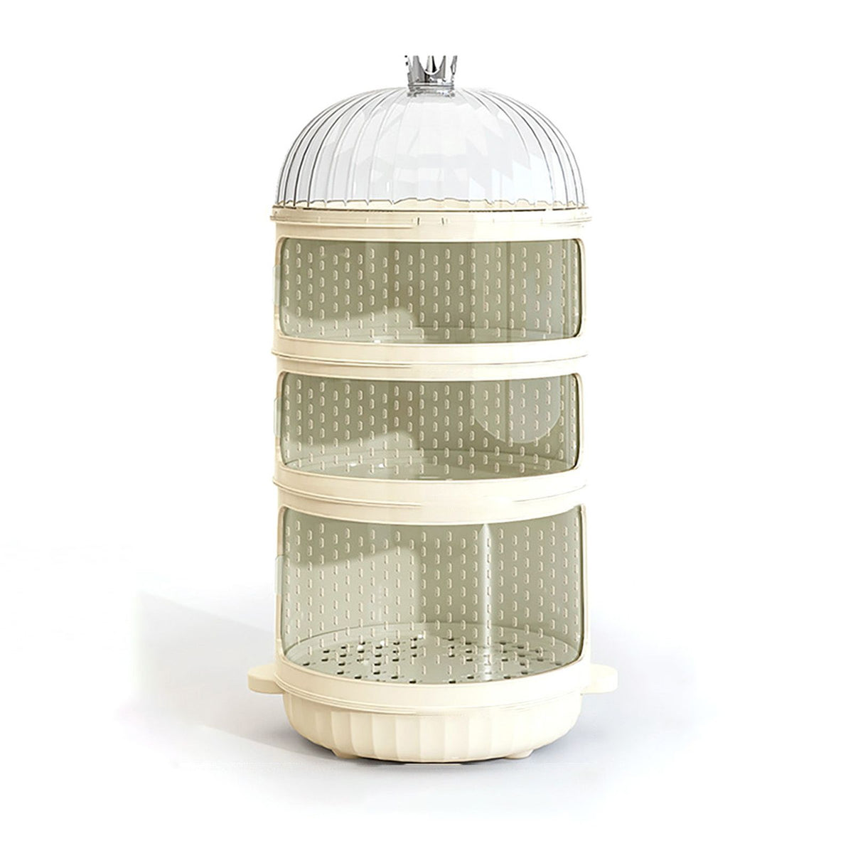 Dust Proof Food Storage Box Multi Functional Sealed Food Storage Container for Summer 4 Layers