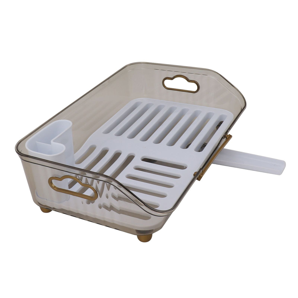 Dish Drying Rack Multifunctional PP Space Saving Clean Hygienic Dish Drainer for Kitchen Sink