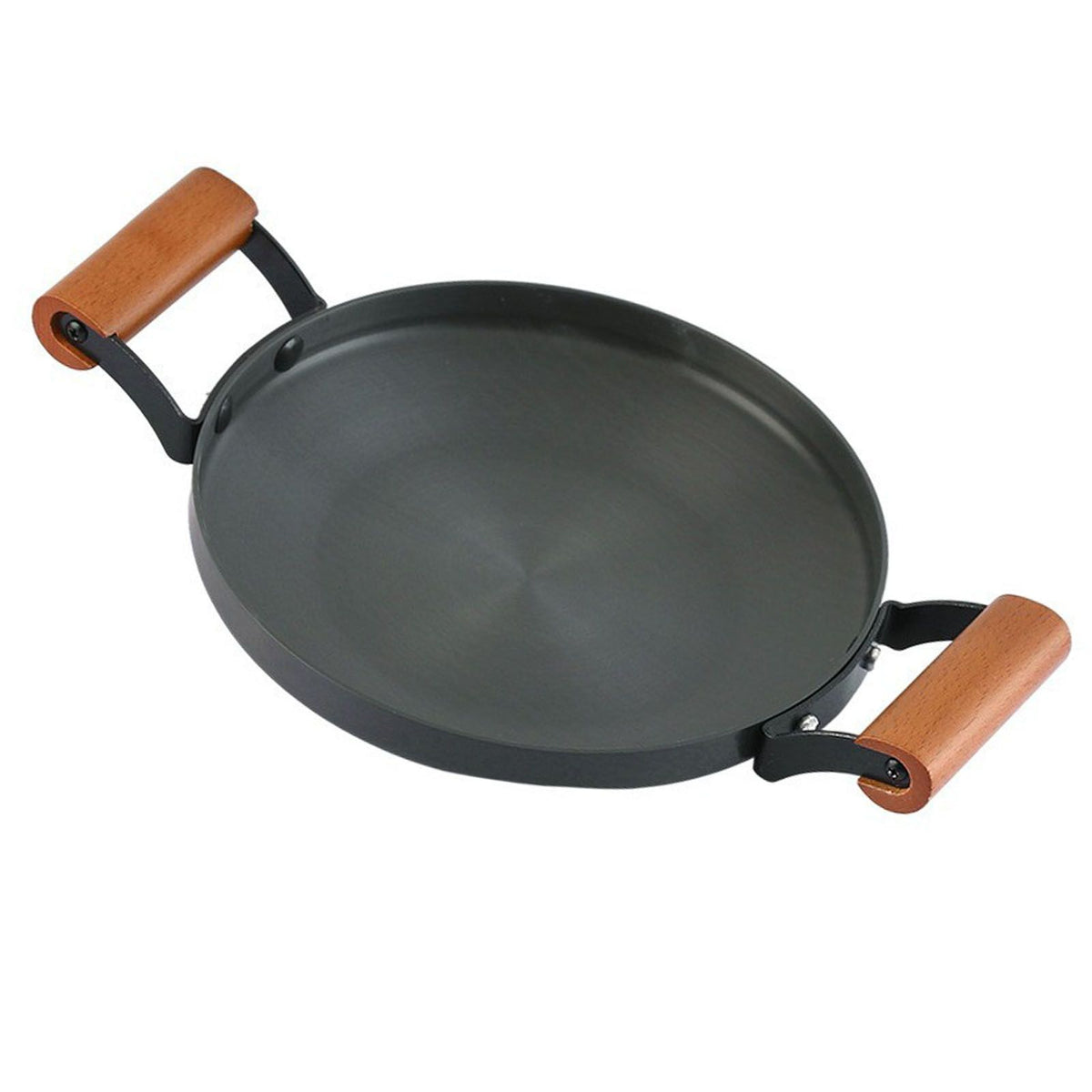 Aluminum Alloy Braiser Multifunction Induction Cooking Fry Pan with Dual Handles Cookwares for Commercial Home Kitchen 26cm / 10.2in
