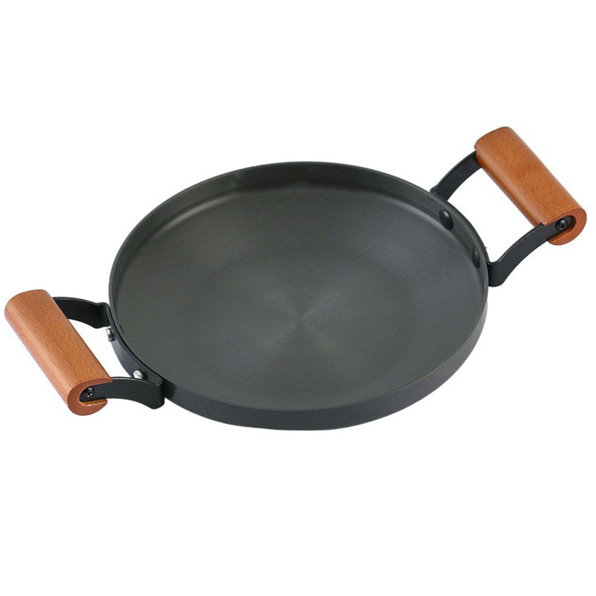 Aluminum Alloy Braiser Multifunction Induction Cooking Fry Pan with Dual Handles Cookwares for Commercial Home Kitchen 26cm / 10.2in